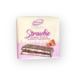Dubai Style Strawberry Yogurt & Kunafah