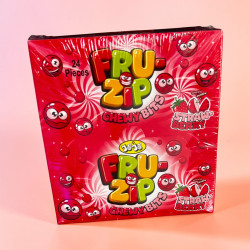 Fru Zip Chewy Bits Strawberry (24pc)