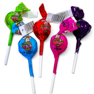 Sour Bubblegum Filled Lollipop